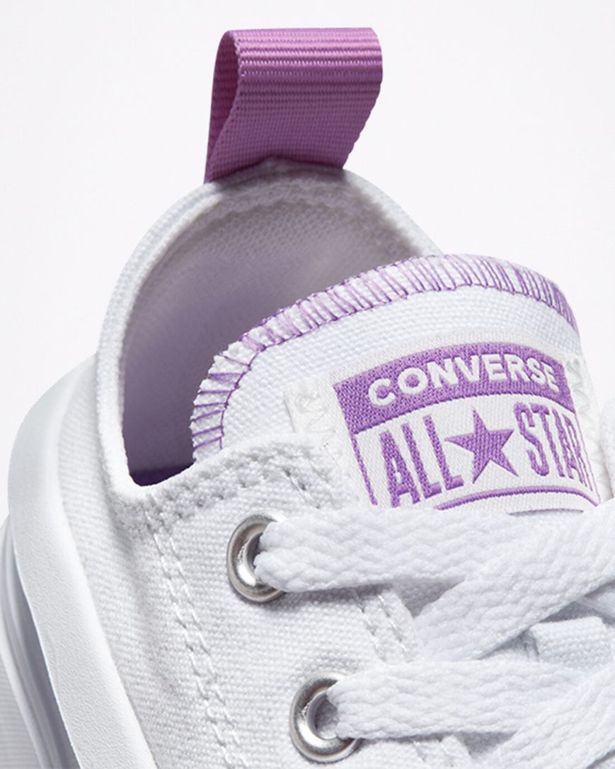 Topanky Na Platforme Converse Chuck Taylor All Star Move Nizke Dievcenske Biele Nachový Biele | SK BOIDU0